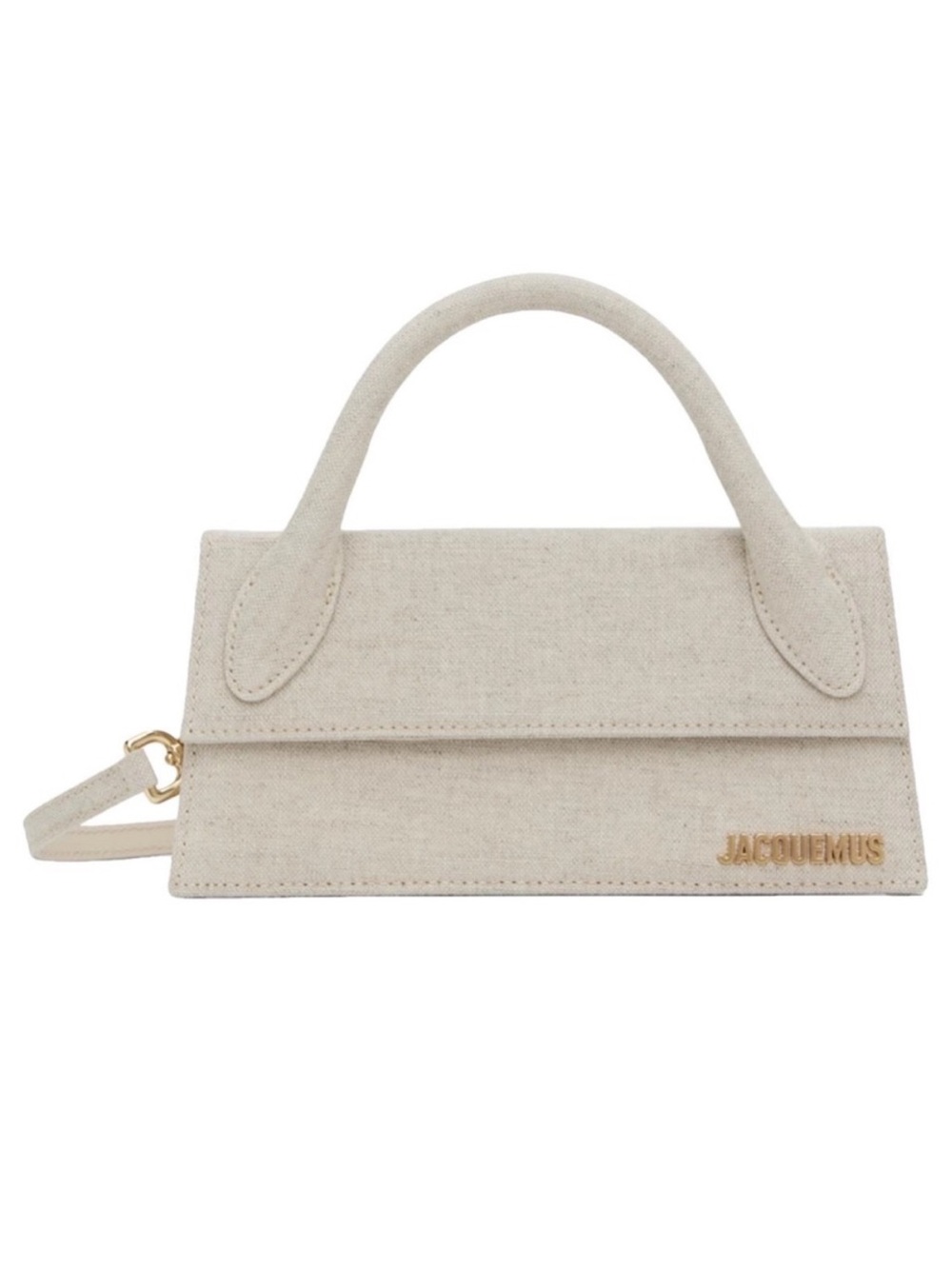 JACQUEMUS Le Chiquito long canvas mini top handle shoulder bag